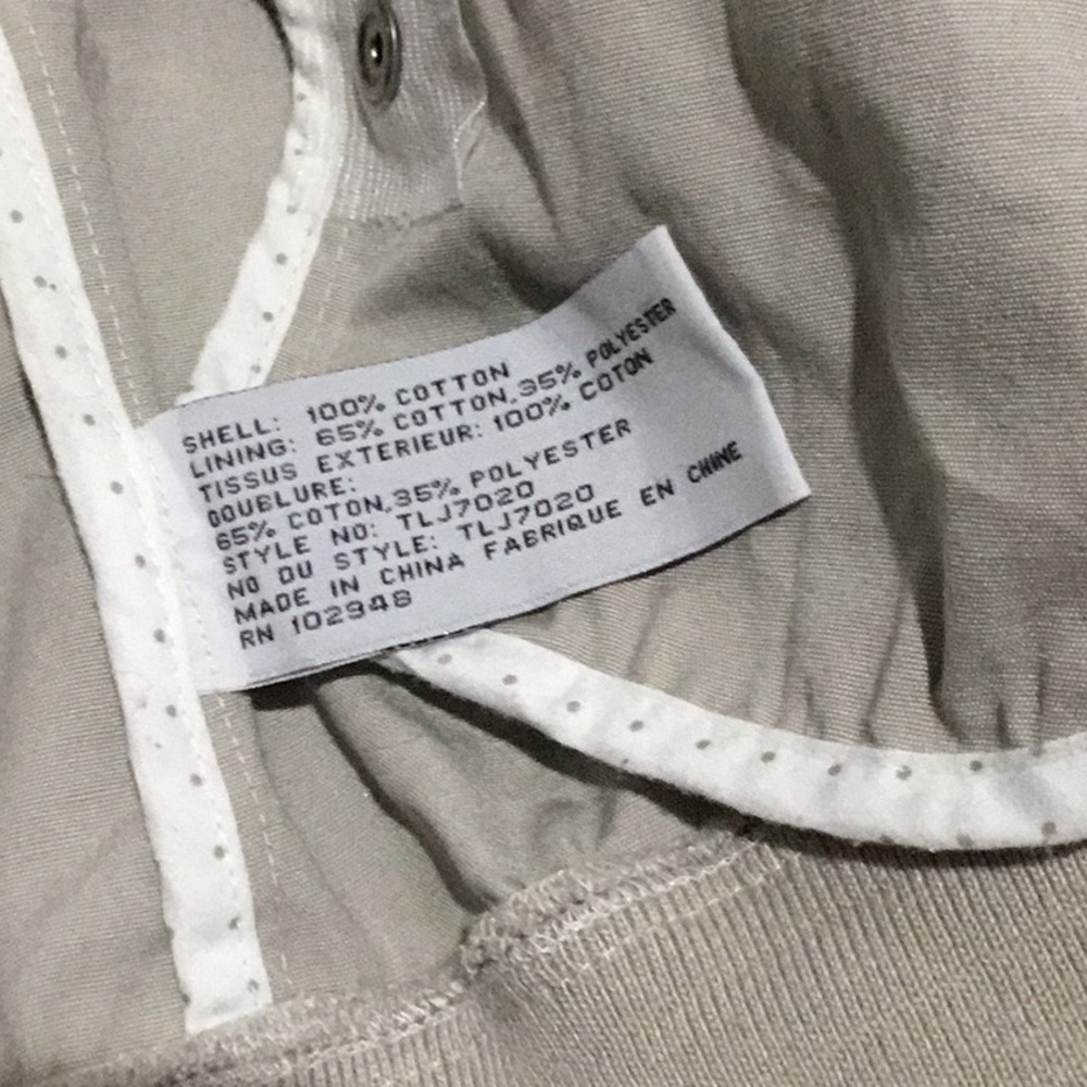 ⏰ Anthropology Tullette Khaki Bomber Jacket - Size S - Picture 8 of 12
